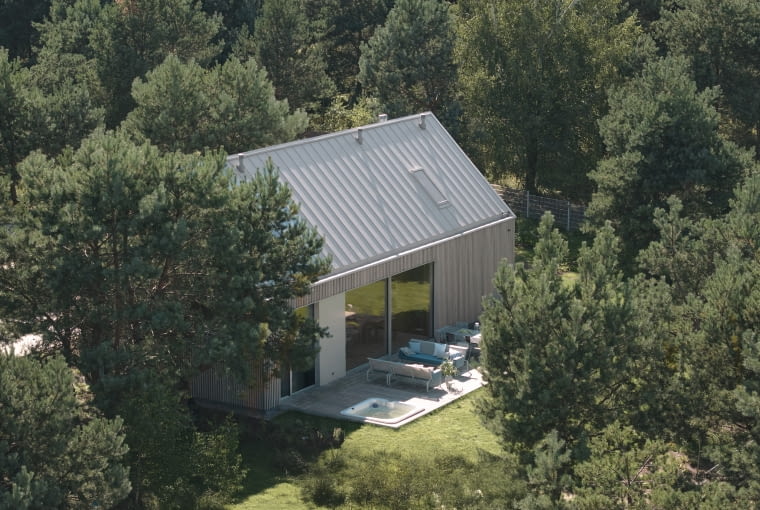 Kownatki Lake House - zdjęcie z drona