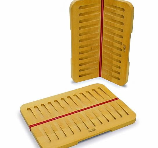 DESKA DO KROJENIA. Rossi, drewno bukowe i tworzywo sztuczne, składana, 34,5 x 25 cm, 118 zł