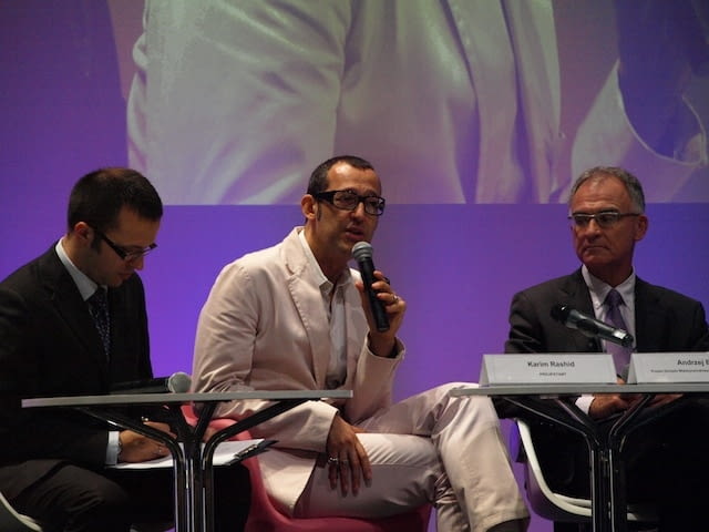 Karim Rashid na Arena Design 2010, Poznań Karim Rashid na Arena Design 2010, Poznań