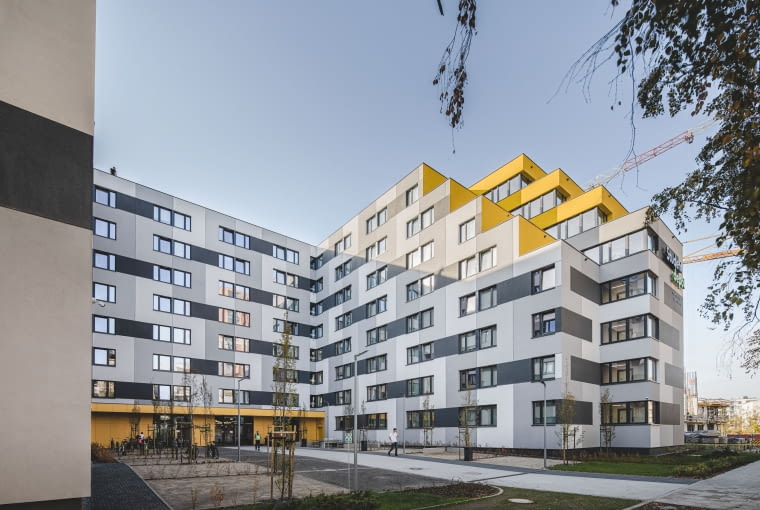 Foxtrot - prywatny akademik w Warszawie. Proj. 22ARCHITEKCI Foxtrot - prywatny akademik w Warszawie. Proj. 22ARCHITEKCI