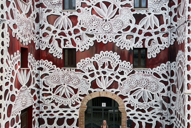 Mural NeSpoon w Bisenti (Włochy)