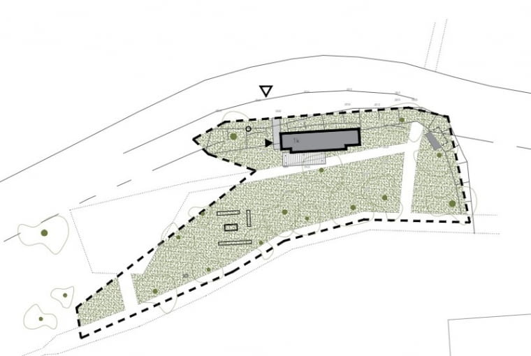 Offroadhouse - plan zagospodarowania terenu