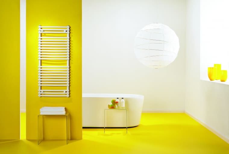 Grzejnik drabinkowy w łazience