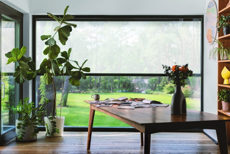 Markizy zewnętrzne, zwane również screenami lub refleksolami, pomagają obniżać koszty chłodzenia domu latem – chronią przed ciepłem, jednocześnie dzięki siatkowanej tkaninie, wpuszczają światło dzienne do środka i nie przesłaniają widoku na zewnątrz