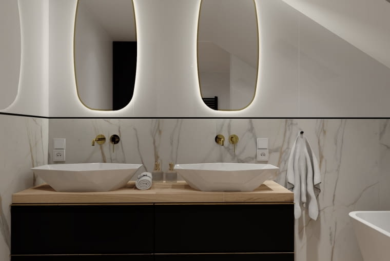 Łazienka na poddaszu