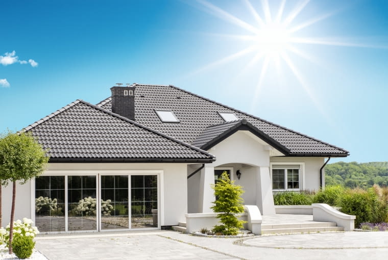 Dachówka betonowa Braas Bałtycka, kolor czarny