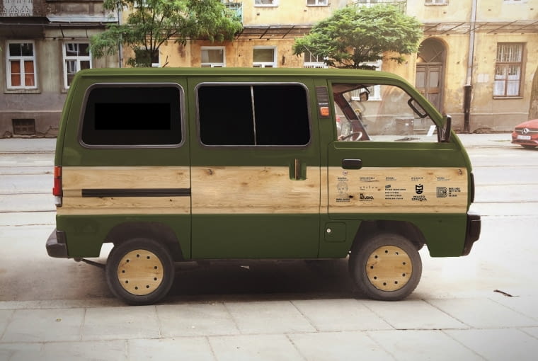 Offline Van zewnątrz