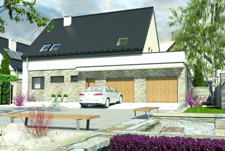 Bernikla A1 Projekty domów z senioratką