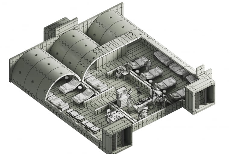 System prefabrykowanych schronów ARX Modular