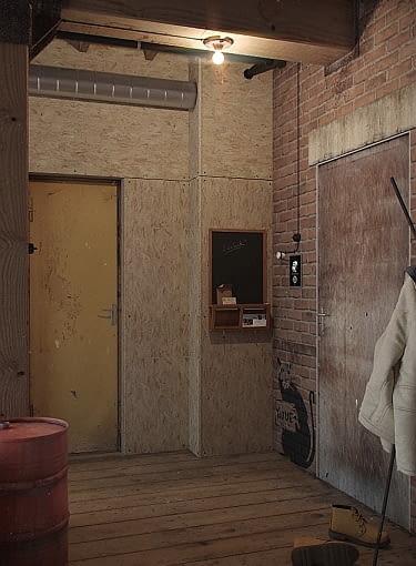 Mieszkanie w industrialnym stylu - 47 m2; proj. Nordes Design Gropu mieszkanie w stylu loft, mieszkanie loft, kawalerka loft, mieszkanie w industrialnym stylu, małe mieszkanie