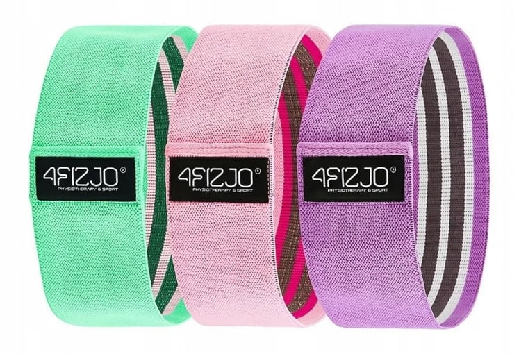 Taśmy oporowe 4fizjo, poliester i lateks, 45 zł. Taśmy oporowe 4fizjo, poliester i lateks, 45 zł.