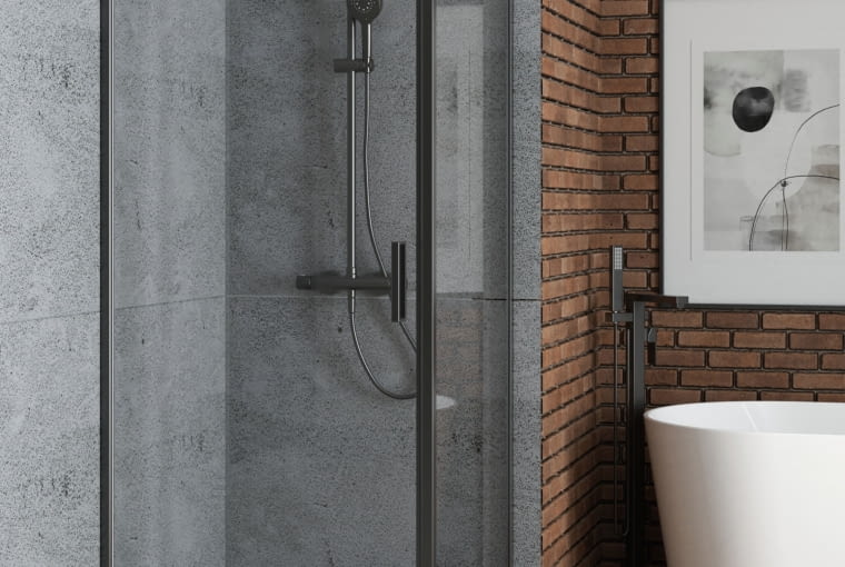 Niskie brodziki idealnie wpisują się w aktualne trendy wystroju wnętrz, w których króluje minimalizm, brodzik Superior