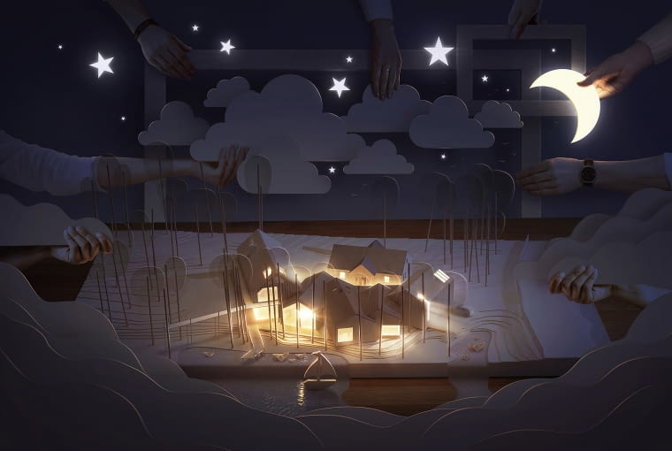 ArchiPaper - slajd/makieta Polskiej Zagrody ArchiPaper - slajd/makieta Polskiej Zagrody