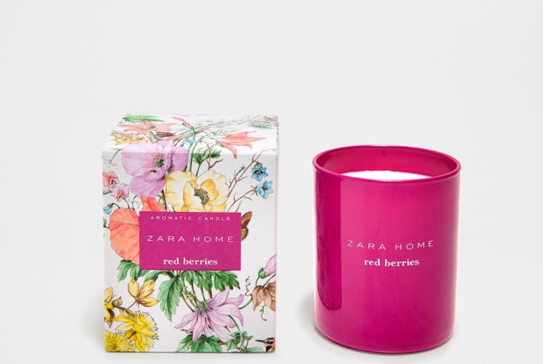 ZARA Home: świeca zapachowa. Cena: 69,90 zł. ZARA Home, walentynki, prezent, pomysł na prezent