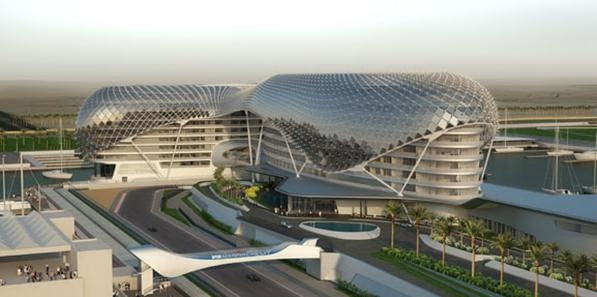 Yas Marina Hotel, Asymptote Architecture