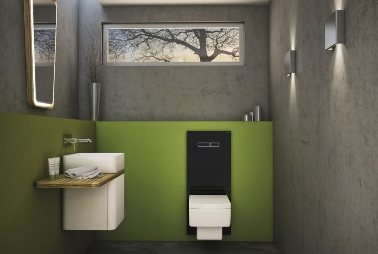 Łazienka inspiracje - beton na ścianach Łazienka inspiracje - beton na ścianach