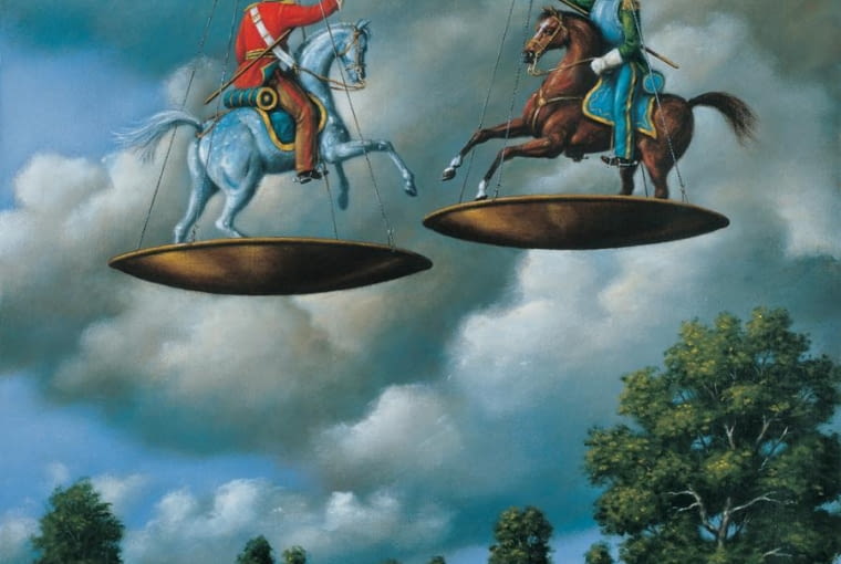 Rafał Olbiński. POLSKA LEGENDA - Akryl i olej na płótnie