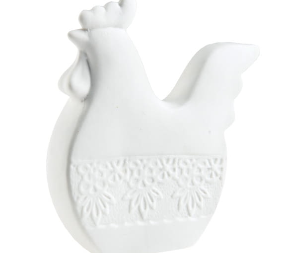 Empik: Porcelanowy kogut - 18,90 zł. święta, wielkanoc, jak ozdobić świąteczny stół, świąteczne dekoracje, wielkanocne dekoracje, empik, wielkanocny stół