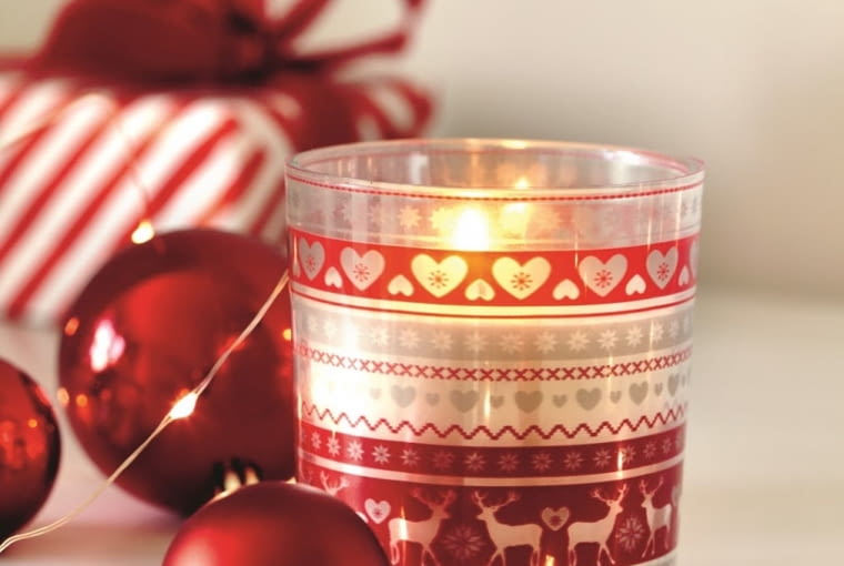 F&F Home: Świeca w szkle 8,99 zł zastawa, F&F, F&F Home, święta, boże narodzenie