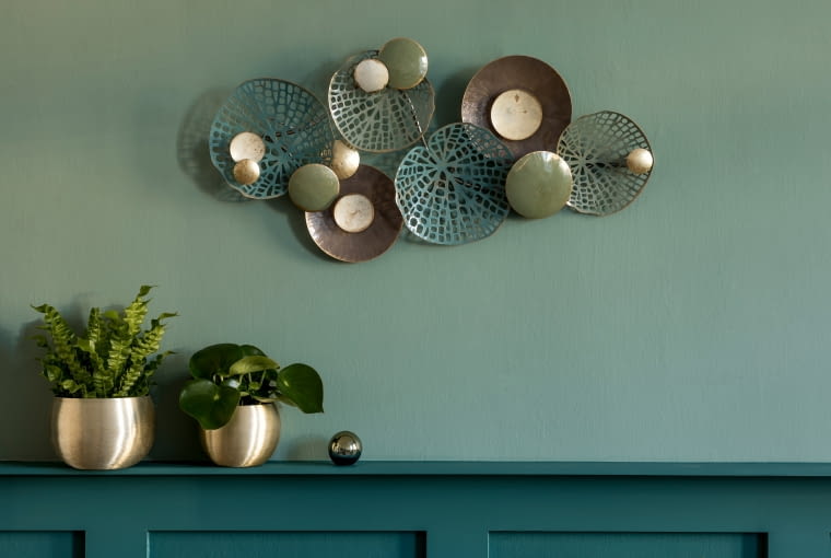 Złote dodatki do salonu Złote dodatki do salonu