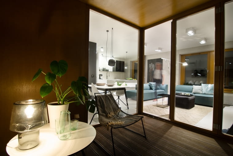 Taras wieczorem Taras wieczorem