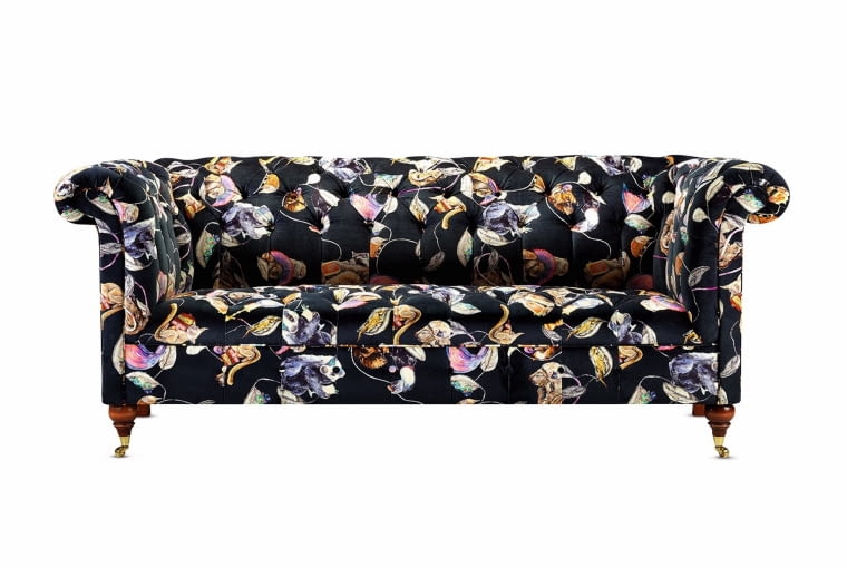 Sofa Midnight, wzór, House of Hackney
