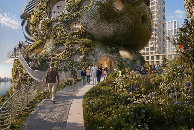 Shift Embassy w Rotterdamie. Proj. MVRDV