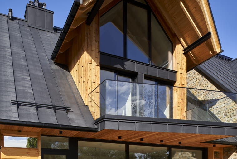 Domy szeregowe w Dolinie Strążyskiej. Proj. Karpiel Steindler Architektura Domy szeregowe w Dolinie Strążyskiej. Proj. Karpiel Steindler Architektura