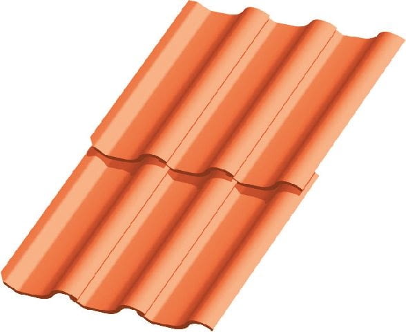 Dachówka esówka, zwana też holenderką