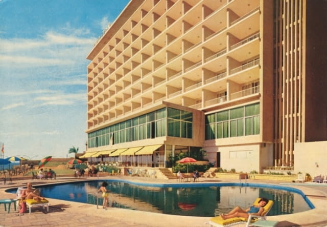 Karol Schayer, Hotel Carlton, Bejrut, Liban, 1955, archiwum George'a Arbida wwb2, warszawa w budowie, muzeum, festiwal