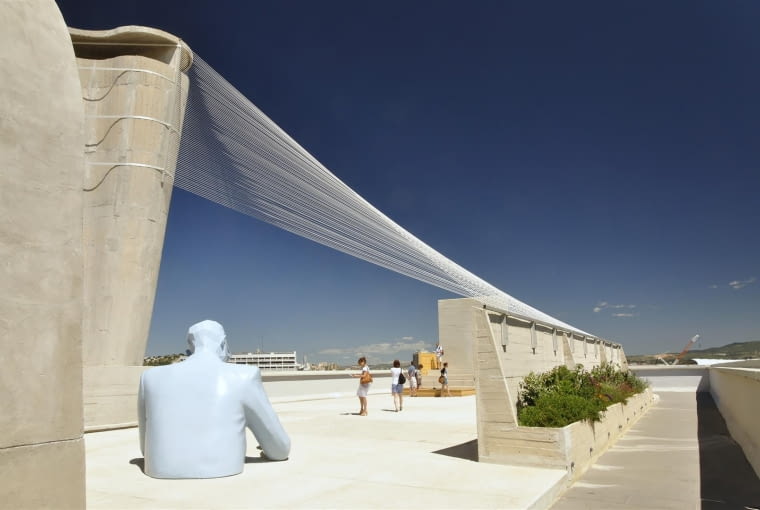 Jednostka Marsylska, proj. Le Corbusier - teatr na tarasie dachowym