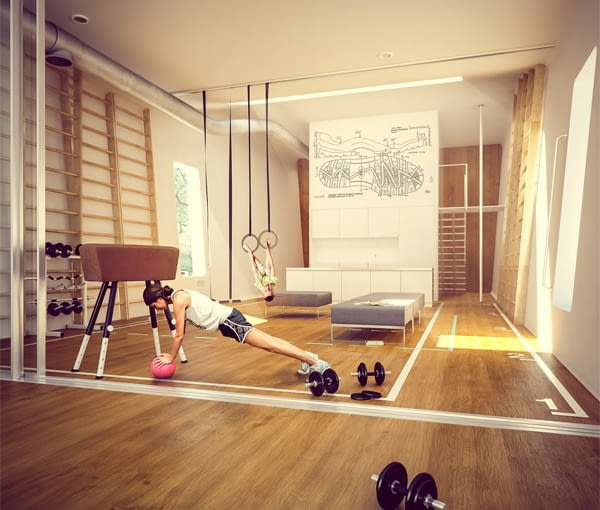 Sport Hauz. Nowoczesny dom dla kochających sport Sport Hauz. Nowoczesny dom dla kochających sport