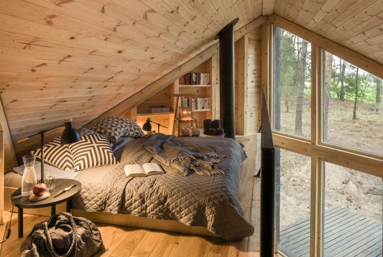Bookworm Cabin w Adelinie. Proj. POLE Architekci. Bookworm Cabin w Adelinie. Proj. POLE Architekci.
