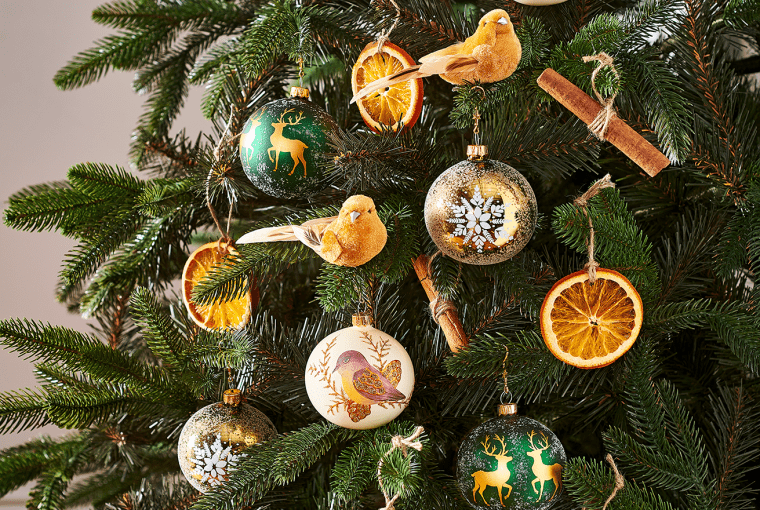 Bombki szklane choinkowe 8 cm, mix wzorów 14,99 zł/szt., kod 92089451