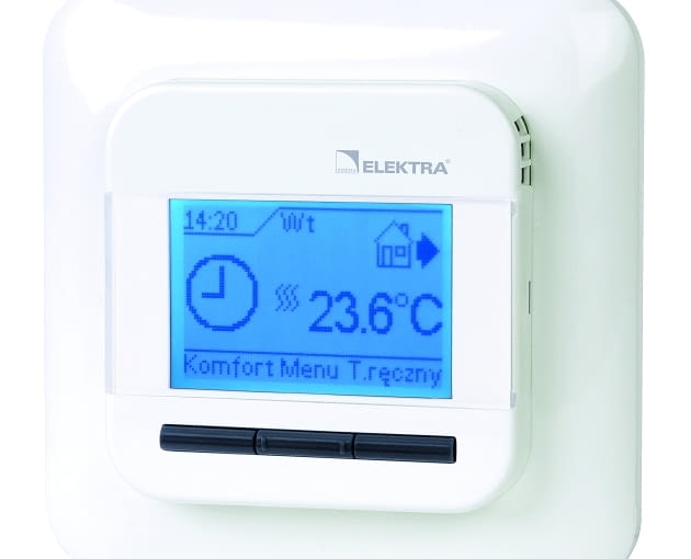 Termostat z wyświetlaczem ciekłokrystalicznym Termostat z wyświetlaczem ciekłokrystalicznym