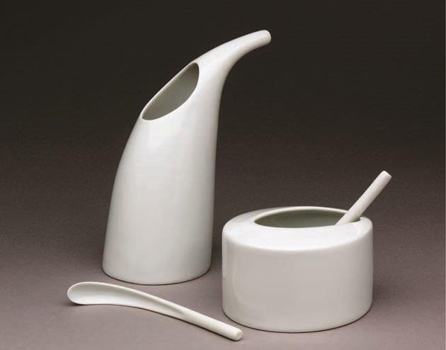 Creamer & Sugar; proj. Marek Cecuła marek cecuła, ćmielów design studio, ceramika, nowoczesna ceramika
