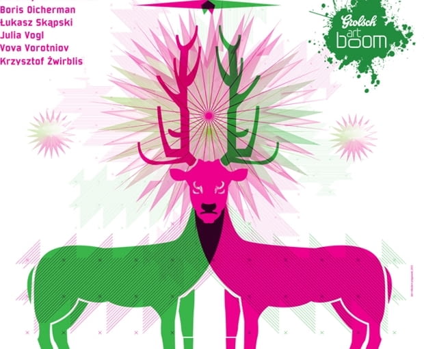 Festiwal Sztuk Wizualnych Grolsch ArtBoom - plakat. Festiwal Sztuk Wizualnych Grolsch ArtBoom - plakat.