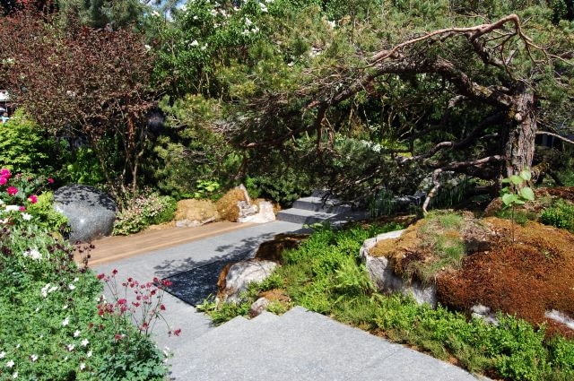 Ogród naturalistyczny. Chelsea Flower Show 2010. Zdjęcia ogrodów Do pełni rozkwitu, "dojrzałości" ogród wymaga czasu, ale efekt "dojrzałości" można przyspieszyć