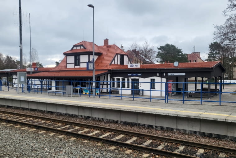 Dworzec Hel po przebudowie