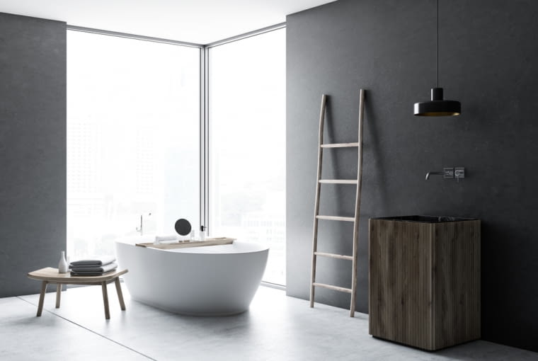 Minimalizm w łazience Minimalizm w łazience