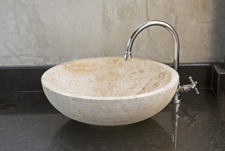 Kamienna umywalka umywalki nablatowe