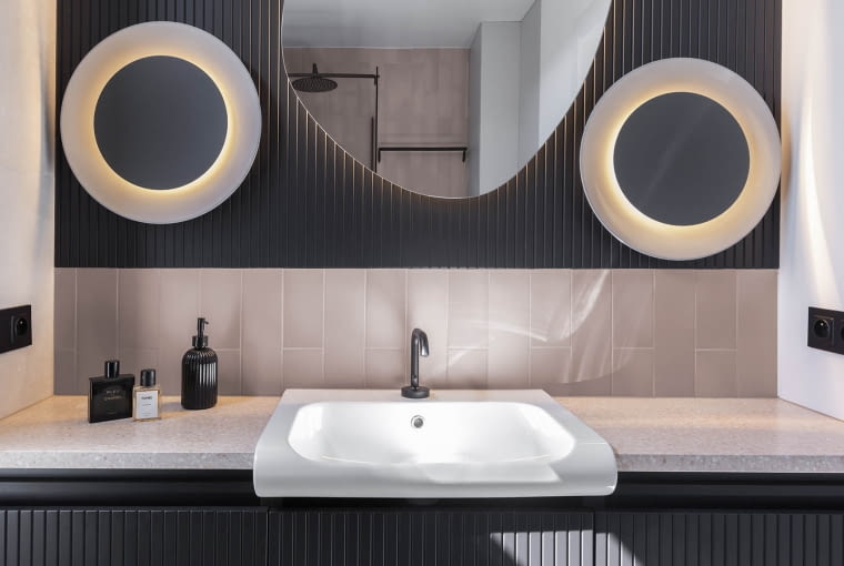 PROJEKT: Nowoczesny dom z elementami boho PROJEKT: Nowoczesny dom z elementami boho