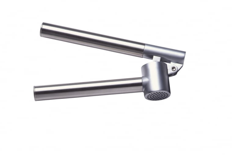 Wyciskacz do czosnku z wyciąganym wkładem bez trudu umyjemy. KONCIS, stal nierdzewna, 16 cm 14,99 zł IKEA.