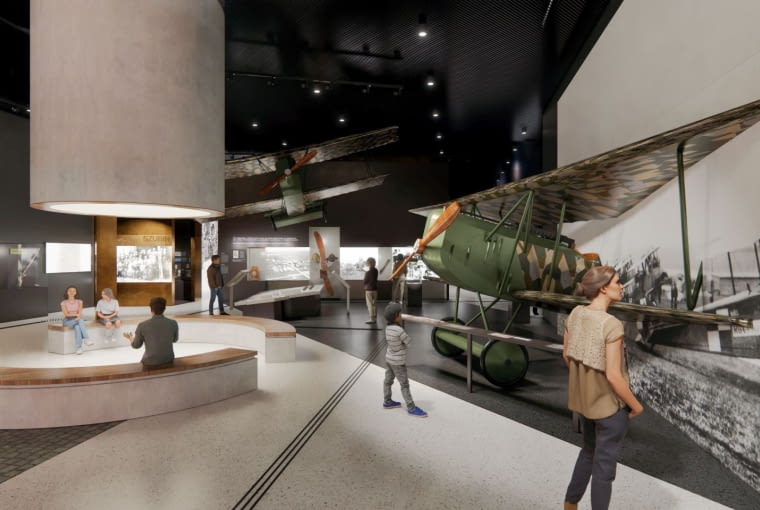 Robocza wizualizacja wystawy stałej Robocza wizualizacja wystawy stałej