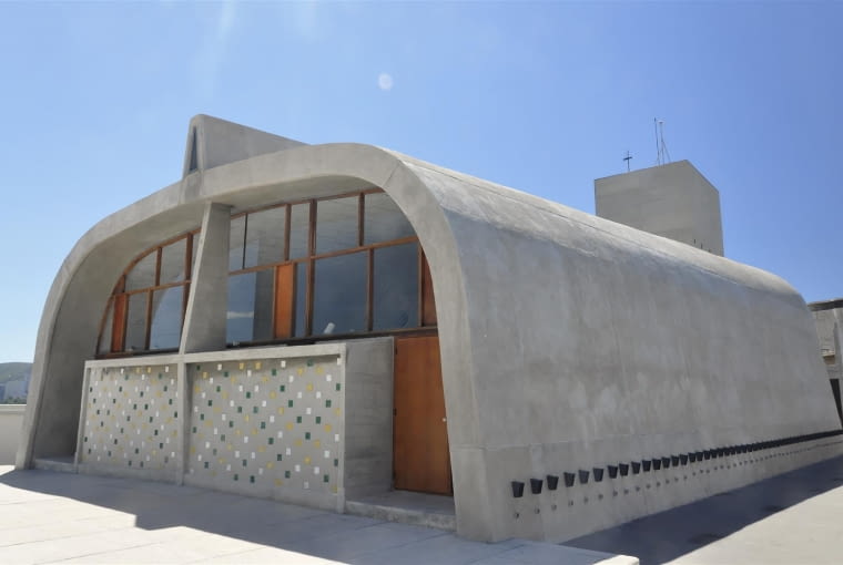 Jednostka Marsylska, proj. Le Corbusier - gimnazjum