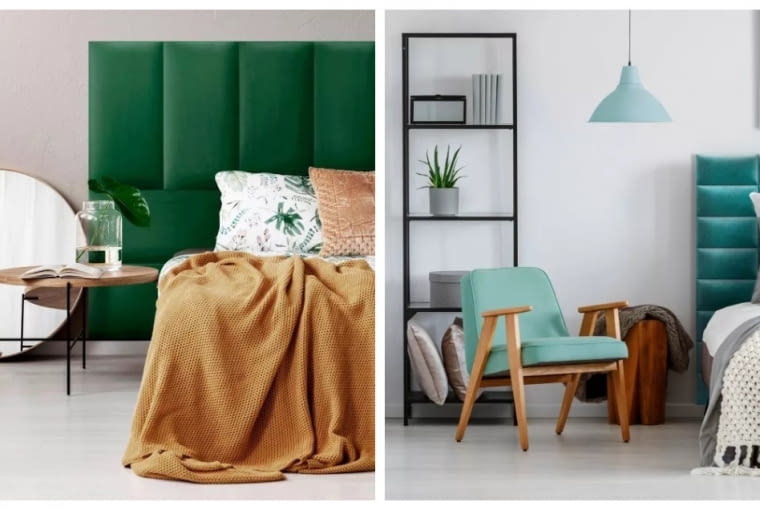 Panele ścienne tapicerowane Stegu Mollis zagłówek Castorama