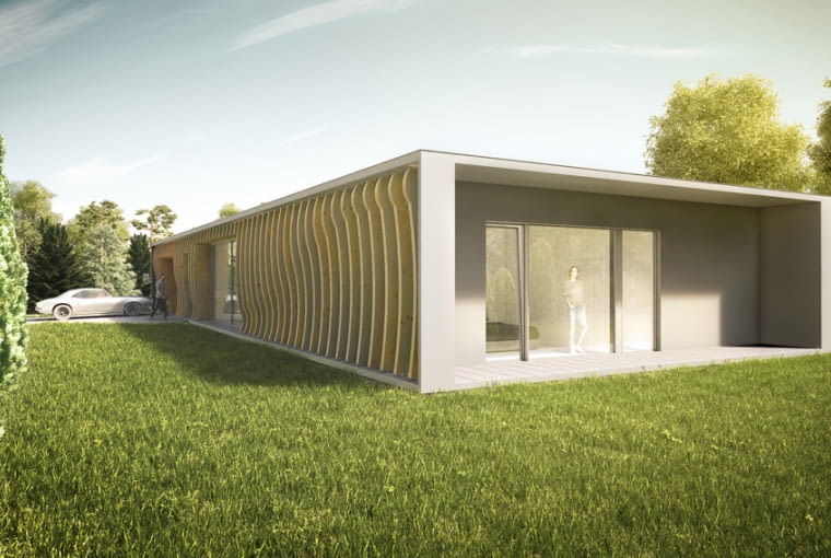 Dom żyletka to projekt architektów z pracowni 81.waw.pl