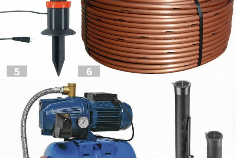 Elementy systemu nawadniającego Elementy systemu nawadniającego