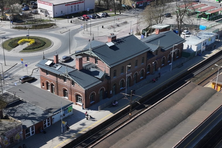 Dworzec w Wejherowie po remoncie