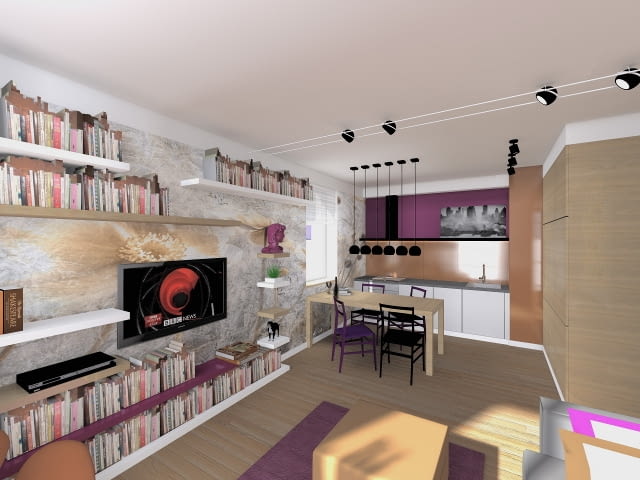 Projekt kawalerki 30 m2 Projekt kawalerki 30 m2